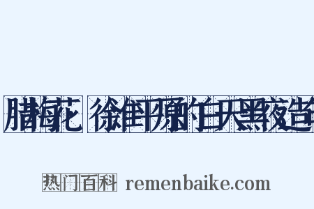腊梅花·徐淮平原的白天黑夜造句是什么意思的图片